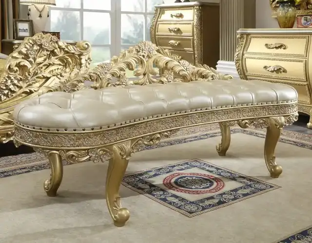 wood bedroom benches